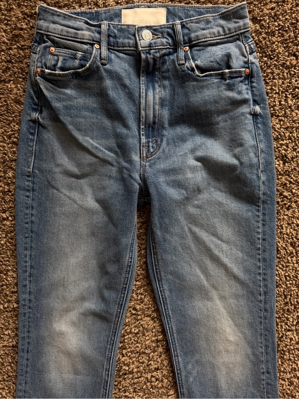 Mother Superior The Dazzler Flood Wash Trucks are For Girls Blue Women Size 25 - Picture 3 of 12